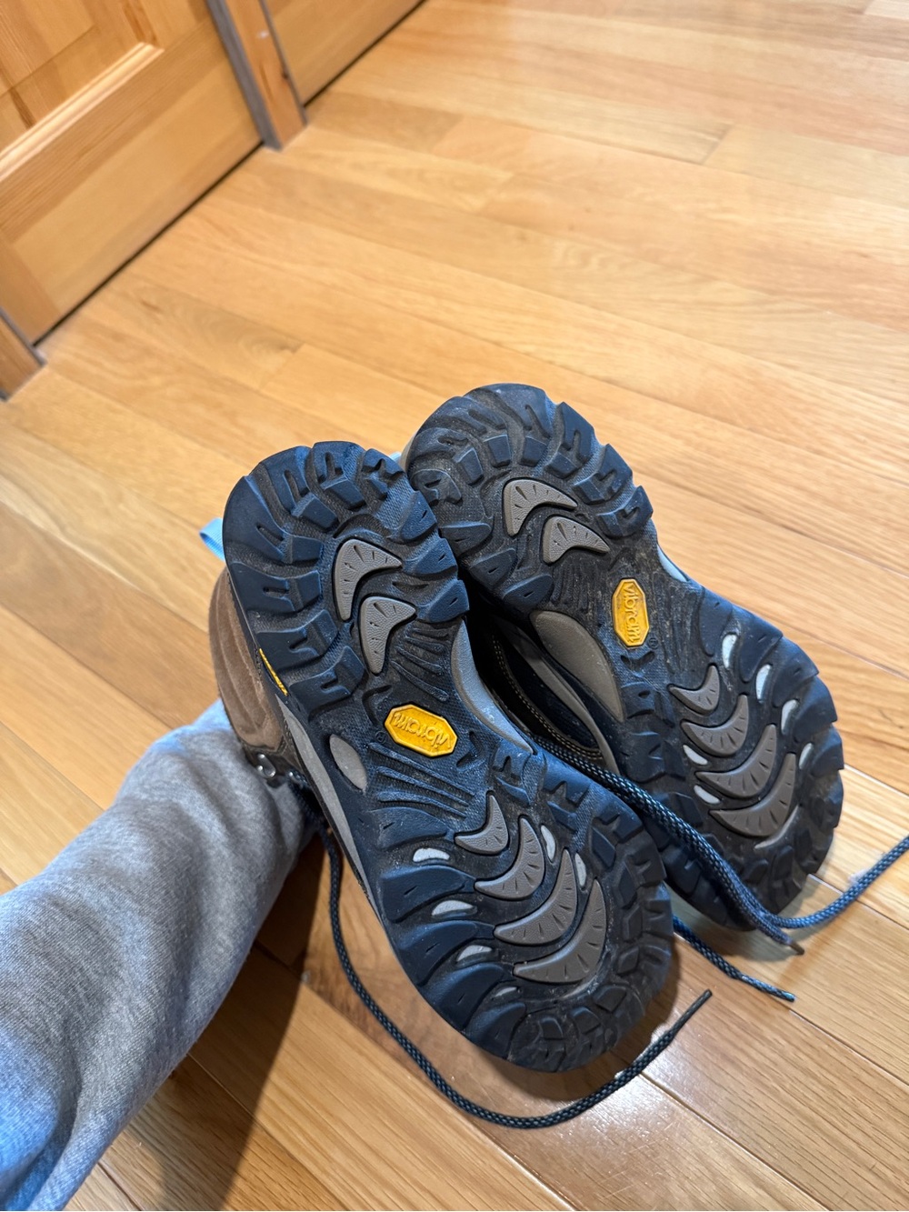 Ahnu Brown and Black Waterproof Women's Hiking Boots - Picture 6 of 8